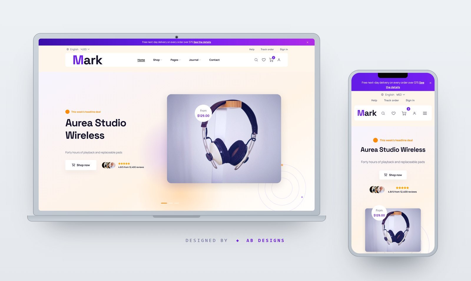 Mark – Consumer Electronics & Gadget Store HTML Template