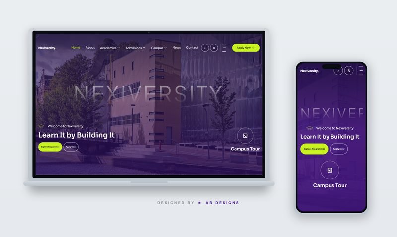 Nexiversity — Zweisprachige Universitäts- und Bewerbungsplattform